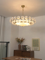 Solaris Disc Glass Chandelier
