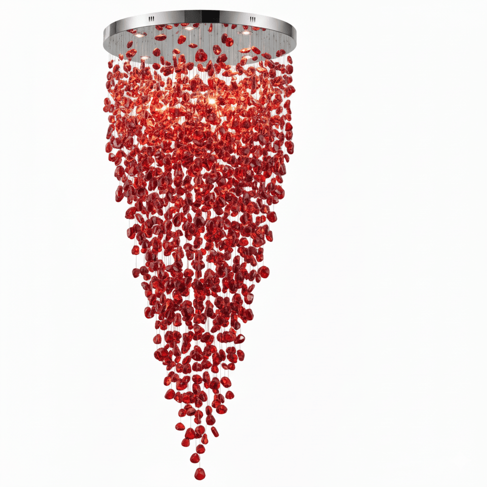 Crystal Stone Chandelier