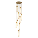 Alabaster Tala Brass Pendant Lamp