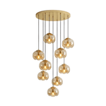 Wave Pendant Light – Modern Curved Glass Ceiling Fixture