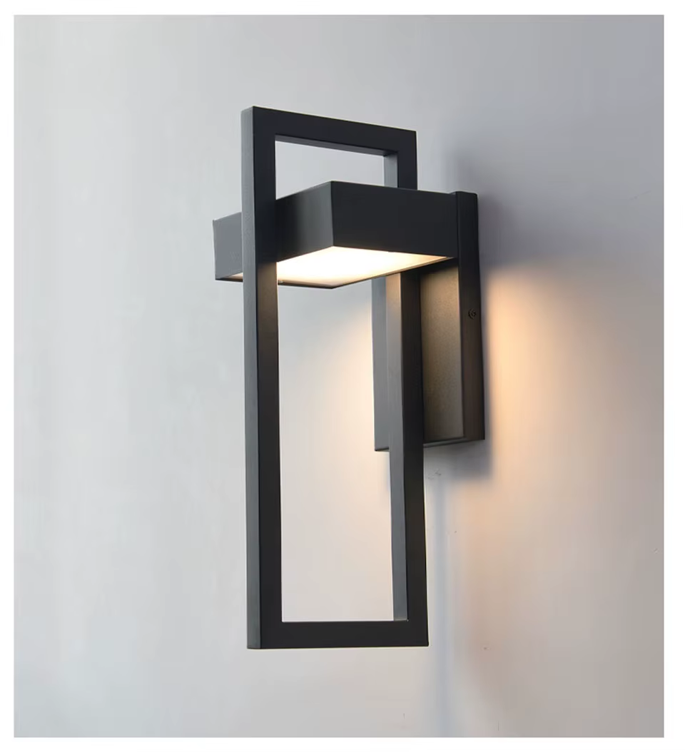 Aurelux Linear Border Sconce – Modern Luxury LED Architectural Wall Light