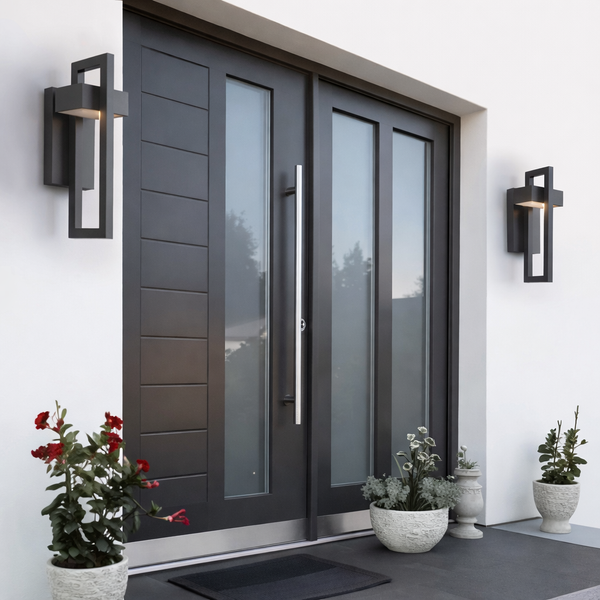 Aurelux Linear Border Sconce – Modern Luxury LED Architectural Wall Light