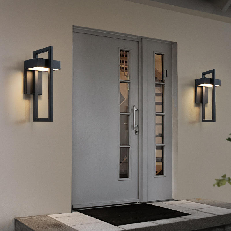 Aurelux Linear Border Sconce – Modern Luxury LED Architectural Wall Light