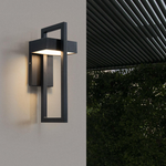Aurelux Linear Border Sconce – Modern Luxury LED Architectural Wall Light