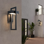 Aurelux Linear Border Sconce – Modern Luxury LED Architectural Wall Light