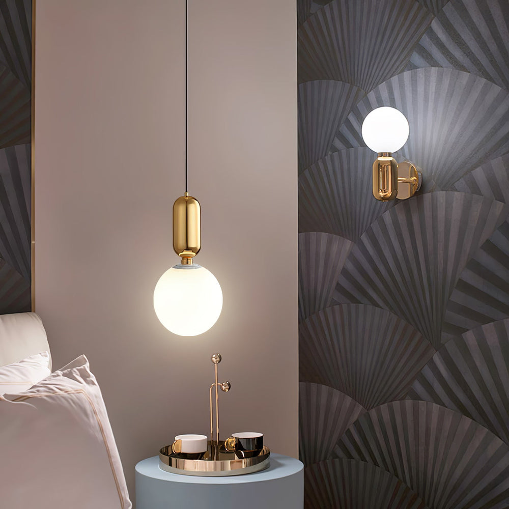 Capsule Globe Pendant Light