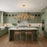 Acrylic Ginkgo Leaf Chandelier