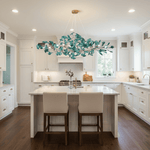 Acrylic Ginkgo Leaf Chandelier