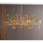 Acrylic Ginkgo Leaf Chandelier