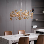 Acrylic Ginkgo Leaf Chandelier