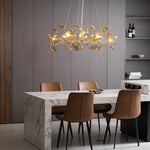 Acrylic Ginkgo Leaf Chandelier