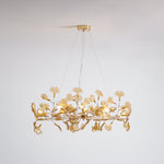 Acrylic Ginkgo Leaf Chandelier