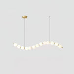 Acrylic Pearl Necklace Chandelier