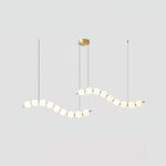 Acrylic Pearl Necklace Chandelier