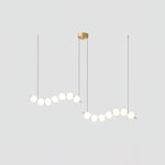 Acrylic Pearl Necklace Chandelier
