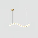 Acrylic Pearl Necklace Chandelier