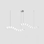 Acrylic Pearl Necklace Chandelier