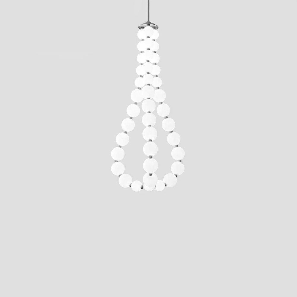 Acrylic Pearl Necklace Chandelier