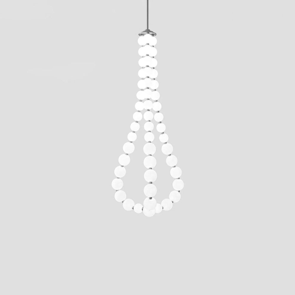 Acrylic Pearl Necklace Chandelier