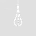 Acrylic Pearl Necklace Chandelier
