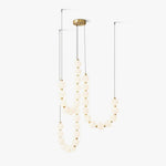 Acrylic Pearl Necklace Chandelier