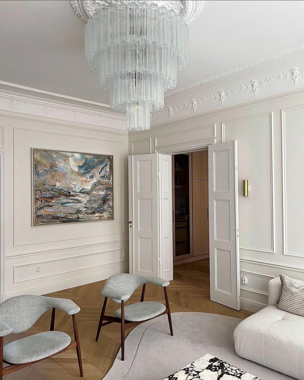 Aveline Glass Chandelier