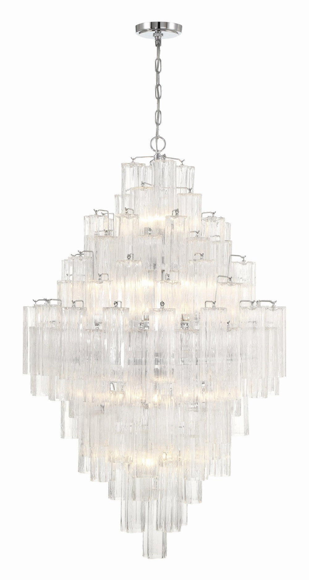 Eloria Glass Diamond Chandelier