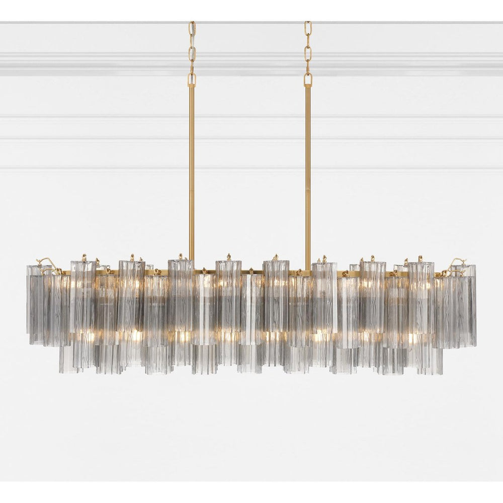 Eloria Glass Linear Chandelier