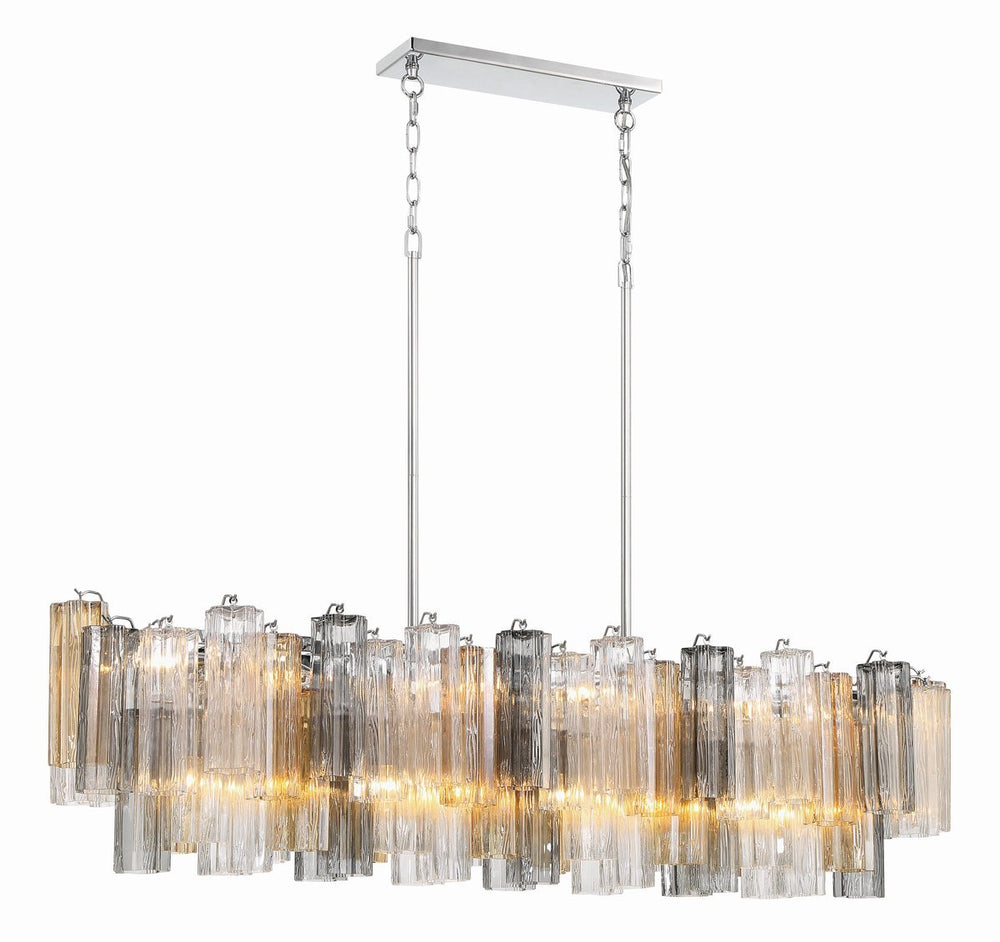 Eloria Glass Linear Chandelier