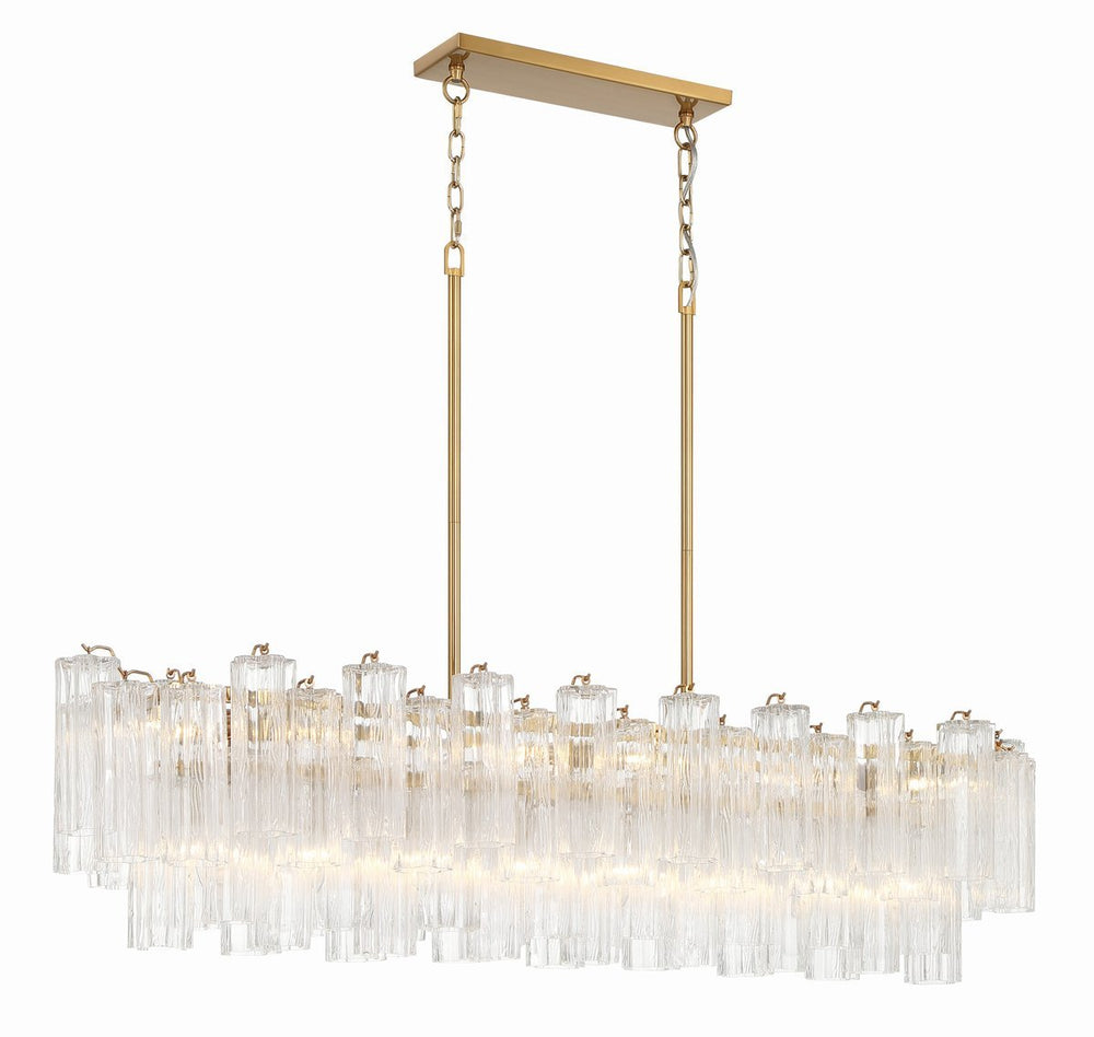 Eloria Glass Linear Chandelier