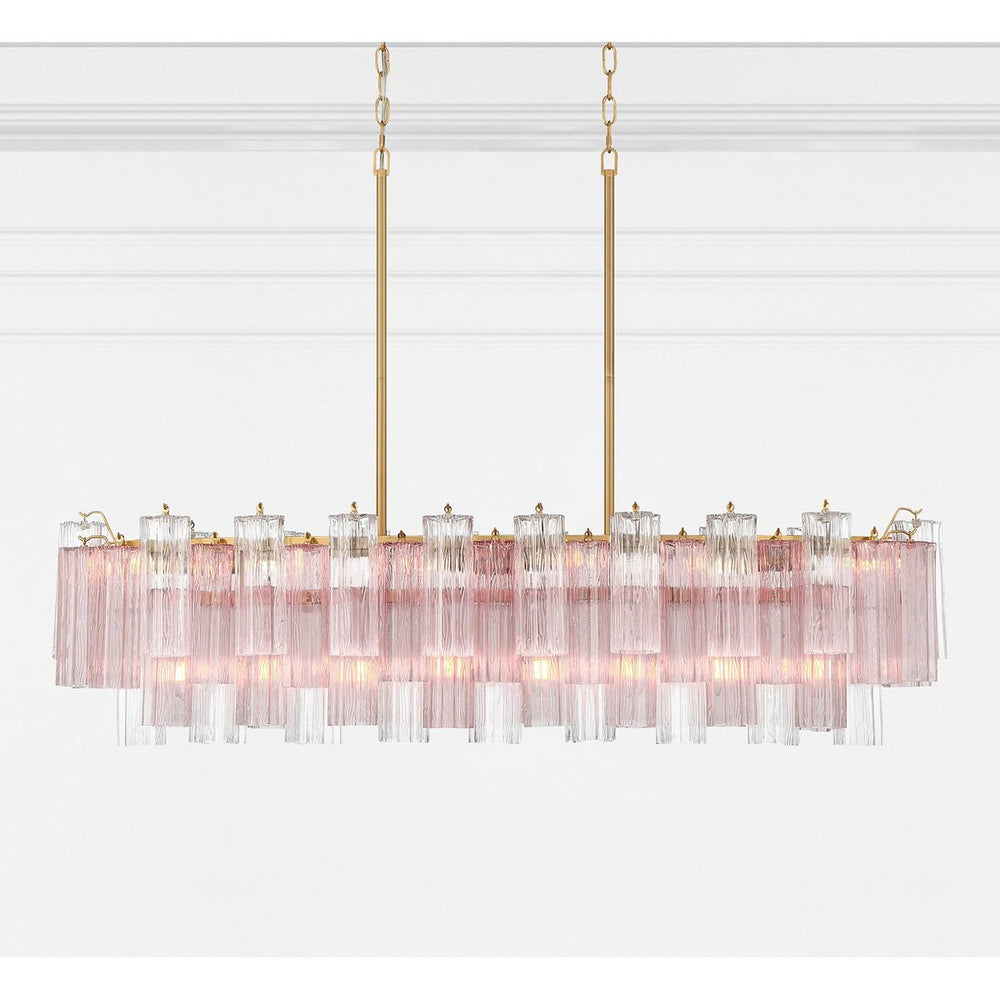 Eloria Glass Linear Chandelier