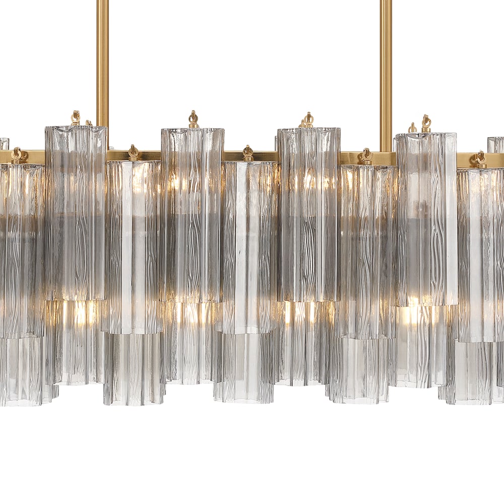 Eloria Glass Linear Chandelier