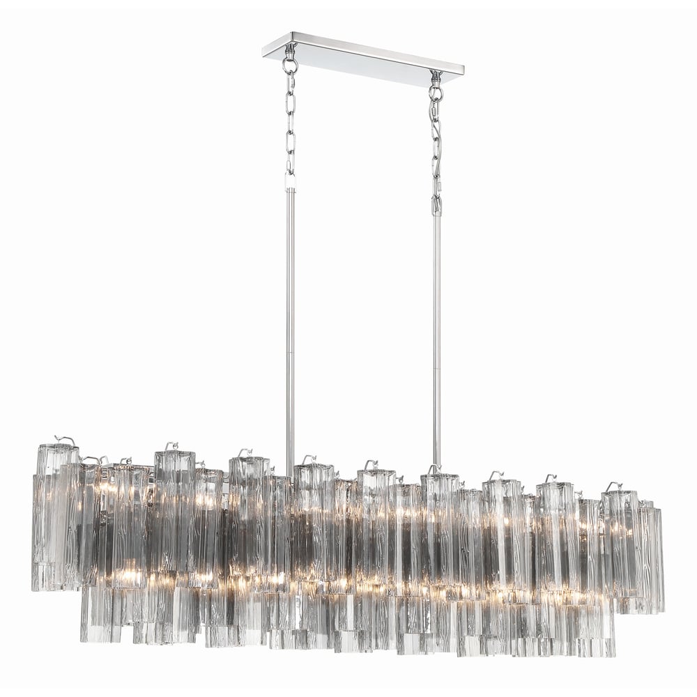 Eloria Glass Linear Chandelier