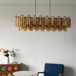 Eloria Glass Linear Chandelier