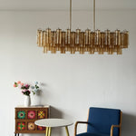 Eloria Glass Linear Chandelier