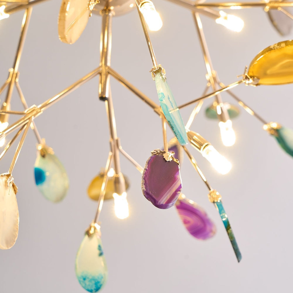 Agate Flake Chandelier