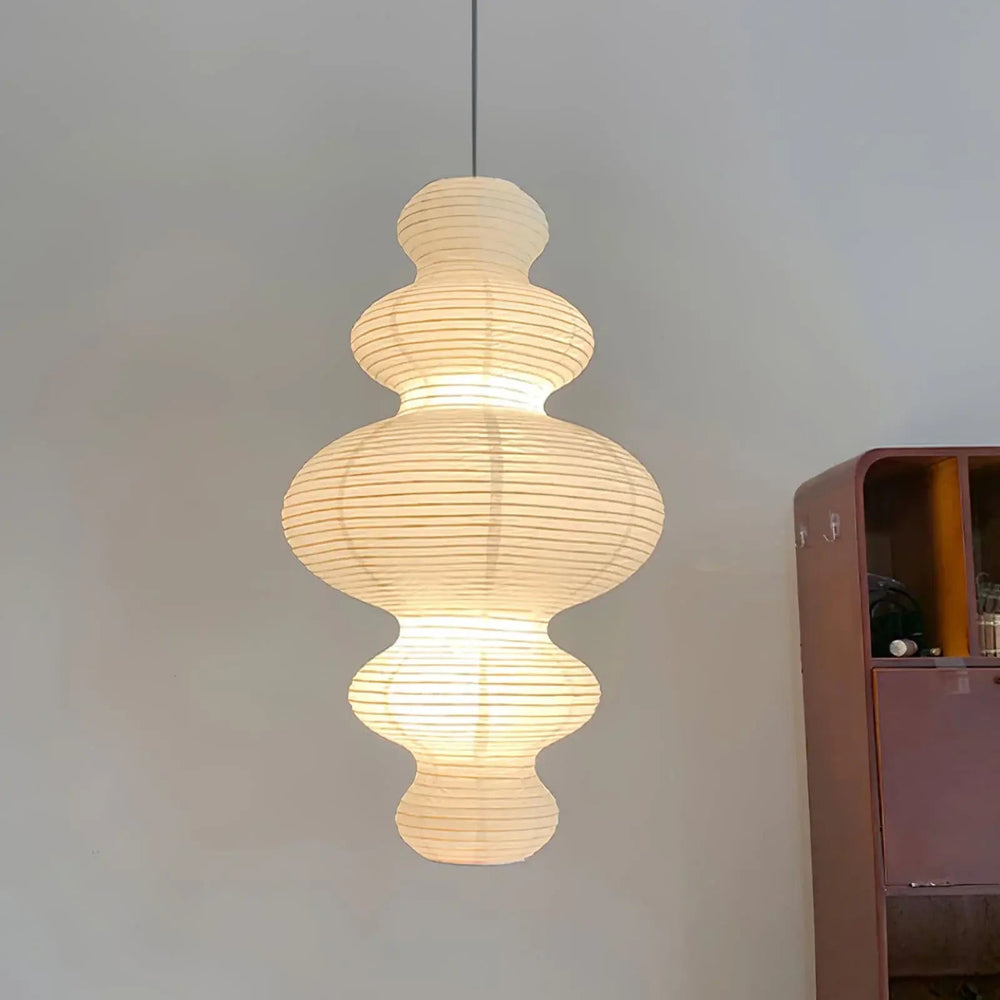 Kozo Paper Metal Pendant Lamp