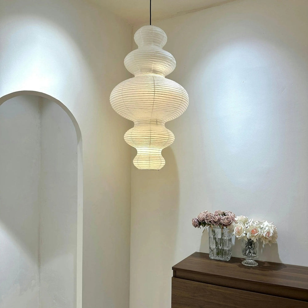 Kozo Paper Metal Pendant Lamp
