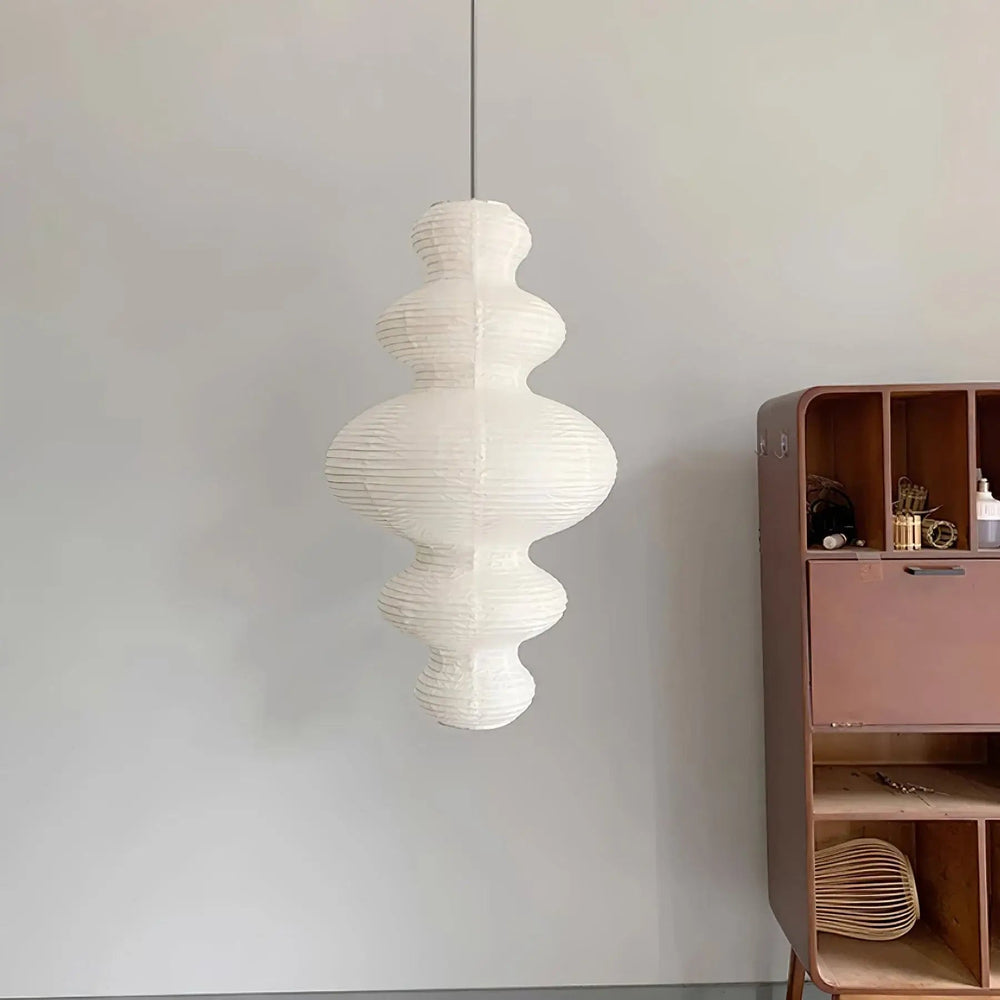 Kozo Paper Metal Pendant Lamp