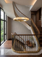 Alabaster Avalon Halo Chandelier