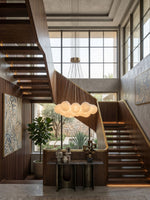 Alabaster Balls Chandelier