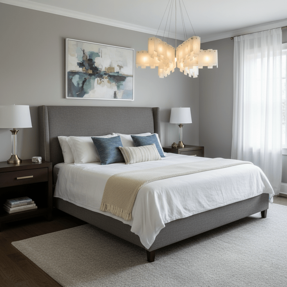Alabaster Cascade Tiered Chandelier