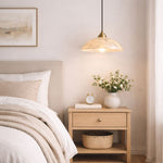 Alabaster Dome Pendant Lamp