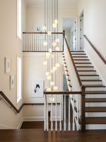 Alabaster Balls Cluster Chandelier