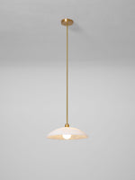 Alabaster Dome Pendant Lamp