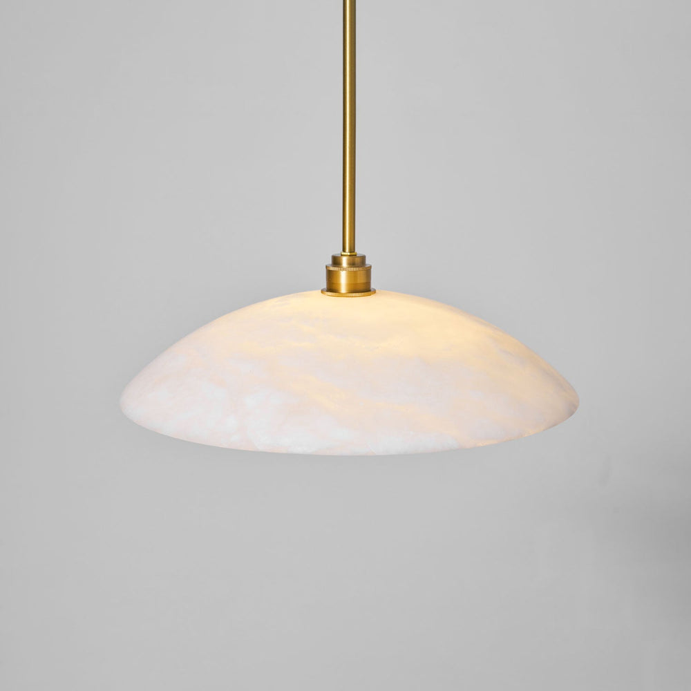 Alabaster Dome Pendant Lamp
