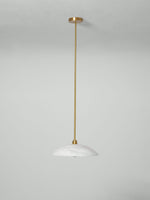 Alabaster Dome Pendant Lamp