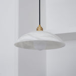Alabaster Dome Swag Alabaster Pendant Lamp