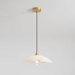 Alabaster Dome Pendant Lamp