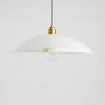 Alabaster Dome Pendant Lamp
